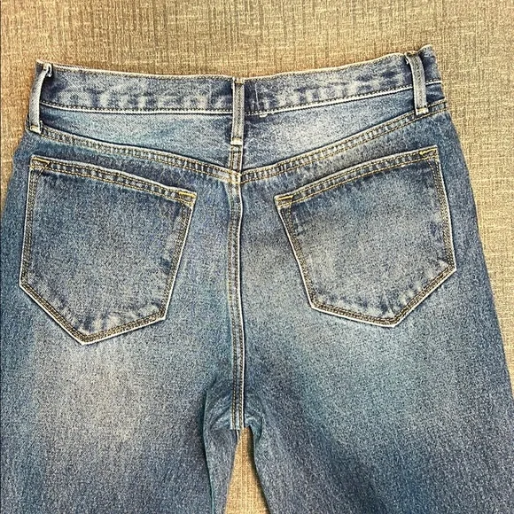 DRIFTWOOD Blue Straight Leg Jeans with Classic Fading Size 27 - Picture 8 of 10
